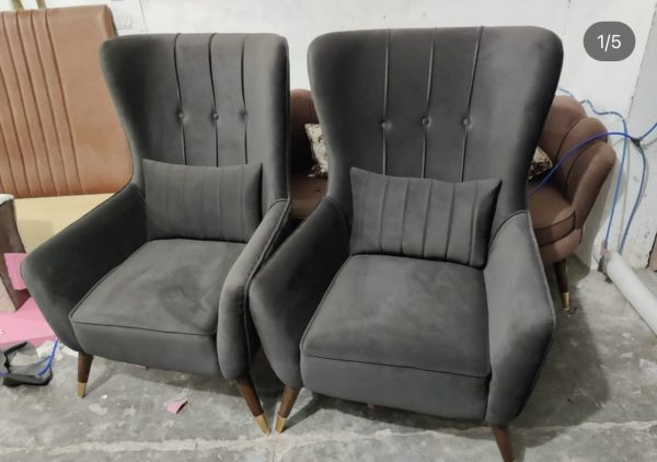 Italian Grey Contemporary Chair