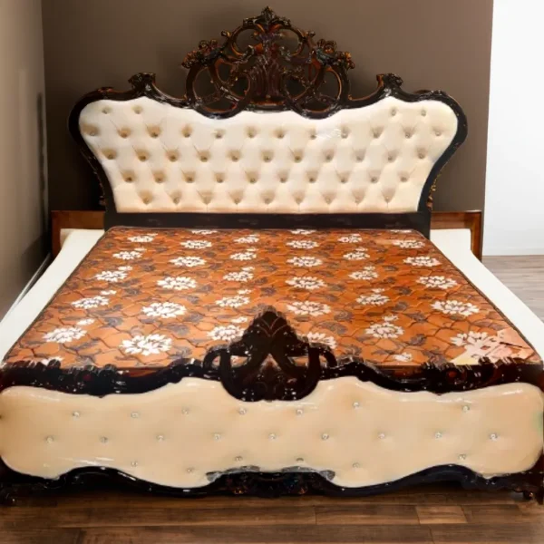 Italian teakwood bed