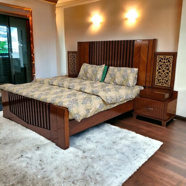 Classic Italian Teakwood Bed