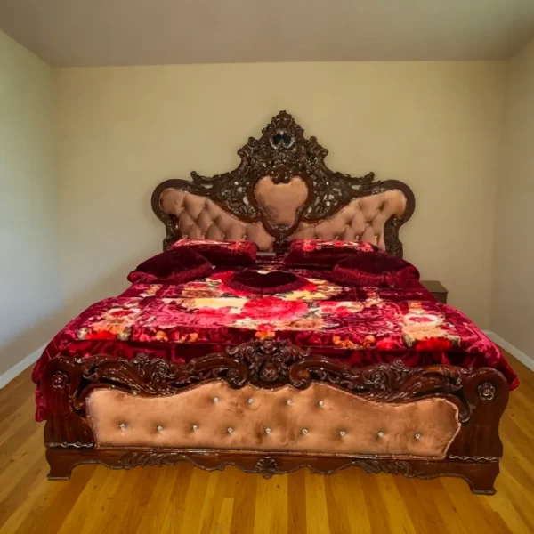 Teakwood Carving Bedroom