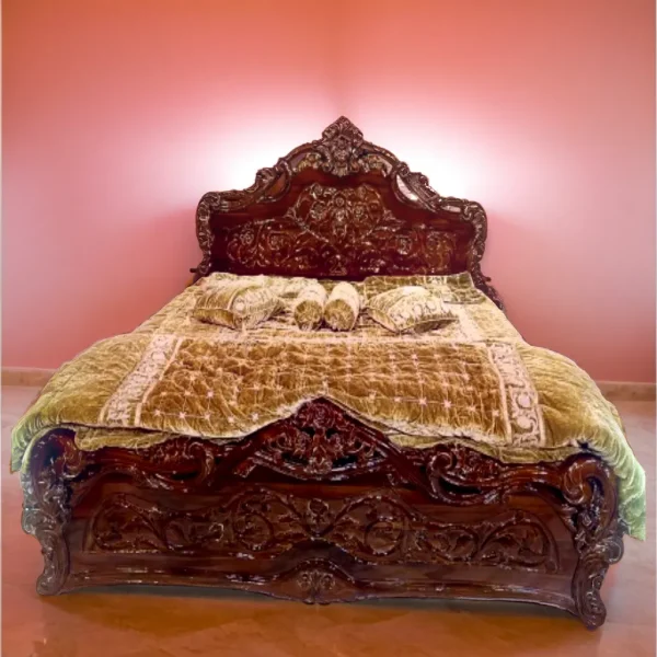 classic Lanco teakwood bed