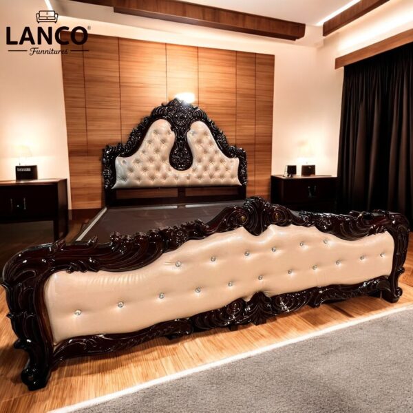 Imperial Majesty Teakwood Bed - Image 3