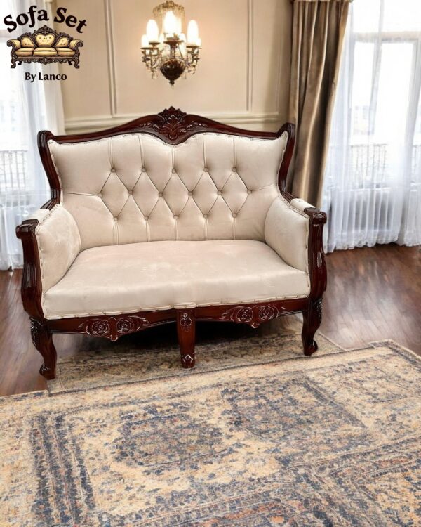 Royal Teakwood Sofa Set - Image 3