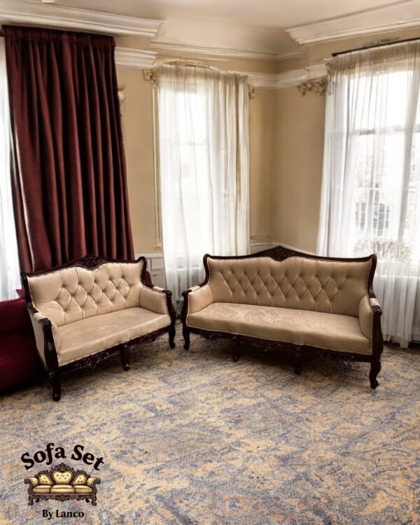 Royal Teakwood Sofa Set - Image 4