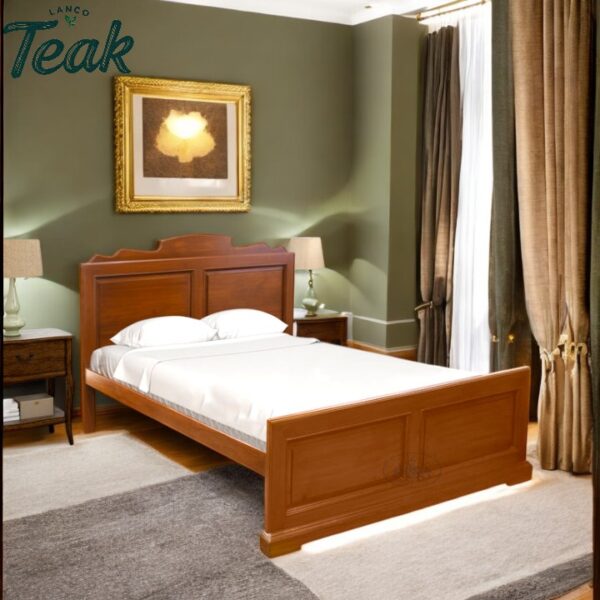 Classic Elegance Teakwood Bed - Image 2