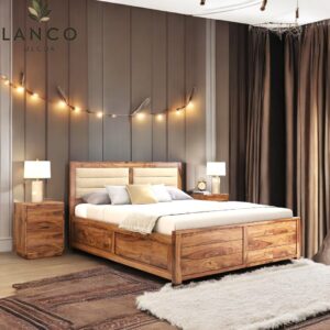 Rustic King Size Bed