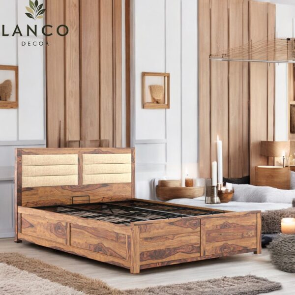 Rustic King Size Bed - Image 5