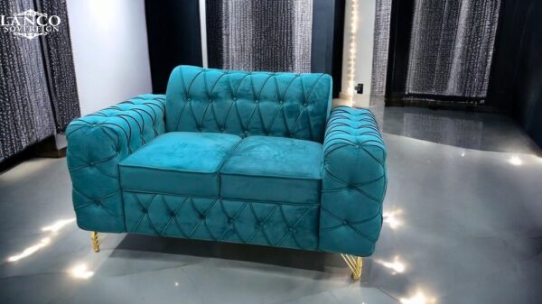 Velvet Sofa Set - Image 3