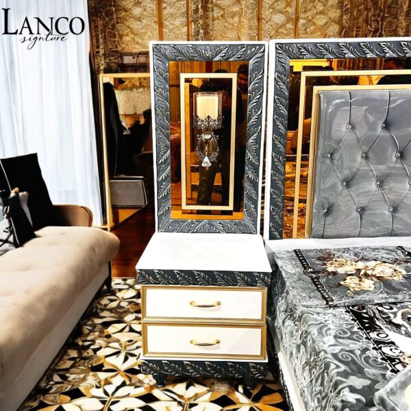 Majestic Silver Luxe Bedroom Set - Image 3