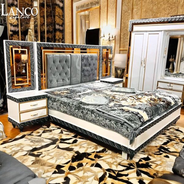 Majestic Silver Luxe Bedroom Set - Image 4