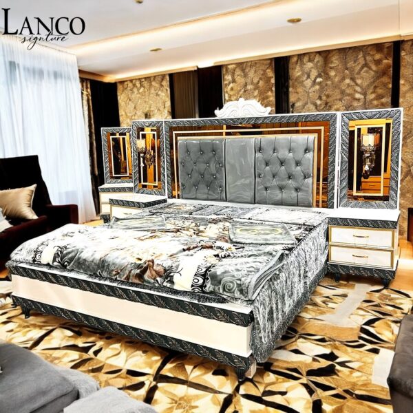 Majestic Silver Luxe Bedroom Set - Image 5