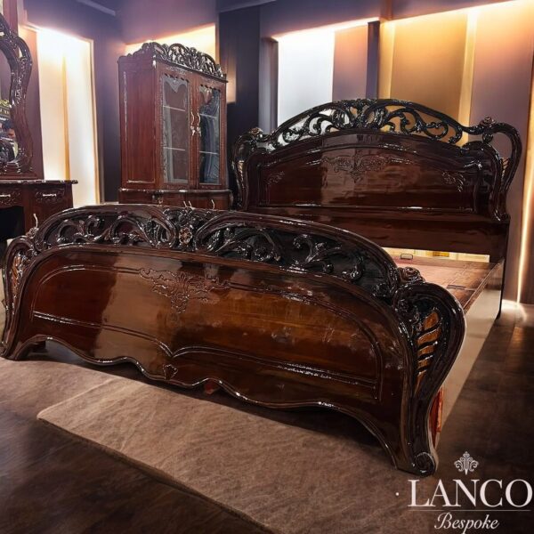 Grandeur Classic Teakwood Bed - Image 4