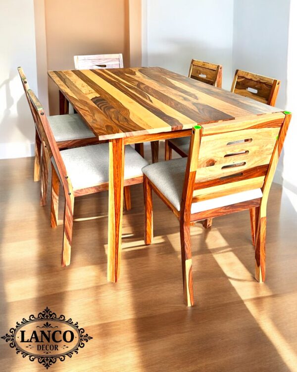 Rustic Dining Table Set - Image 2