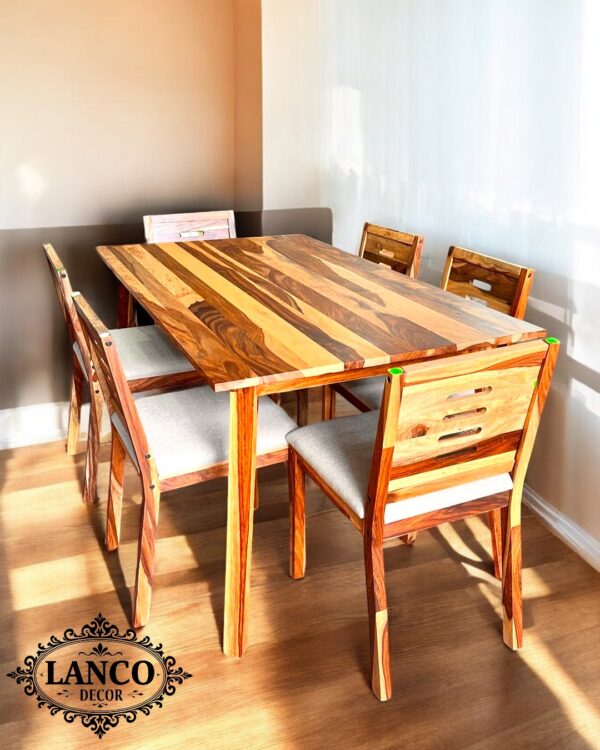 Rustic Dining Table Set - Image 4