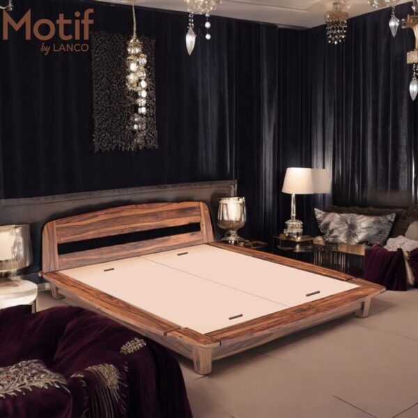 Noir Walnut Designer Bed - Image 3