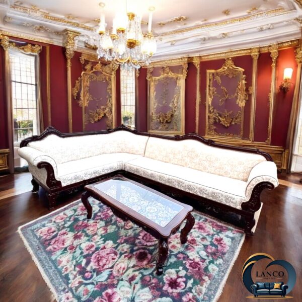 Royal Italian Classic L-Shape Sofa - Image 2