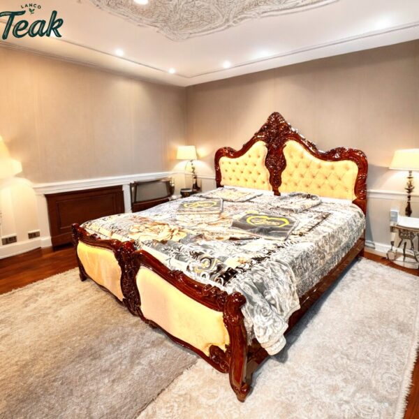 Imperial Elegance Teakwood Bed Set - Image 3