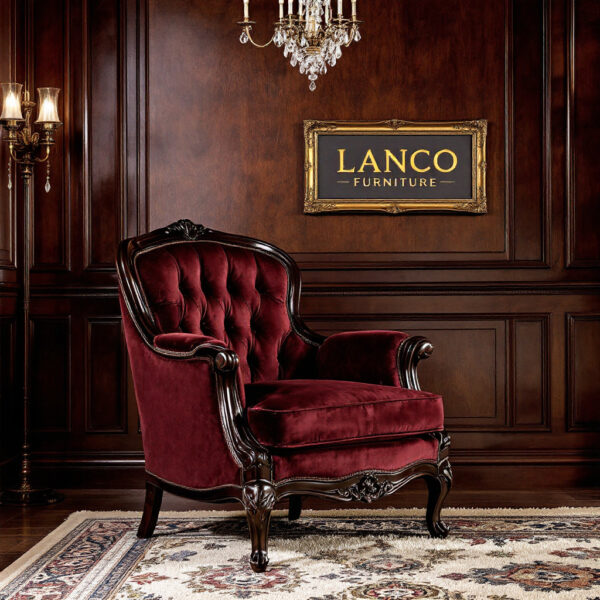 Imperial Baroque Accent Chair - Image 3