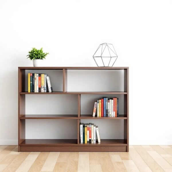 Modern Minimalist Wooden Bookshelf