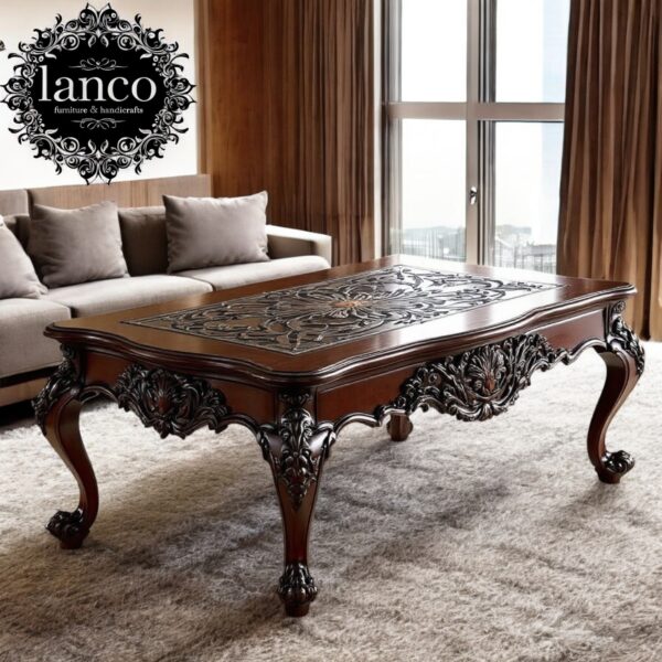 Lanco Majestic Carved Coffee Table
