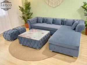Azure Royale Luxe Sofa Set