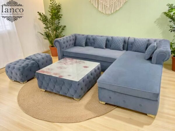 Azure Royale Luxe Sofa Set
