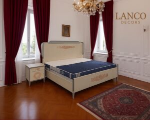 Imperial Gold Velvet Bed