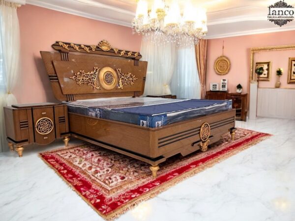 "Zarrah Elite – Modern Bridal Bedroom Set"