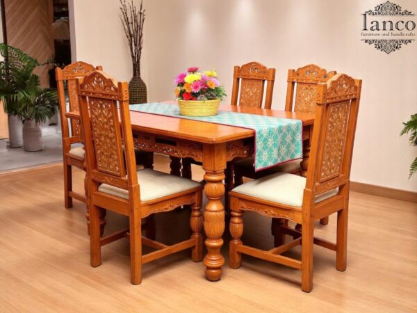 “Nizam Classic 6-Seater Dining Ensemble”