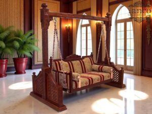 "Mehfil Majesty – Teakwood Heritage Swing"