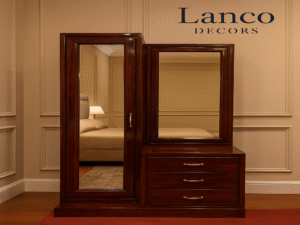 Lanco Signature Teakwood Dresser & Wardrobe Unit