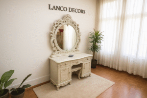 Lanco Decors Vintage Royale Vanity Table