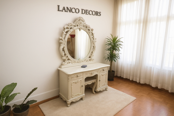 Lanco Decors Vintage Royale Vanity Table
