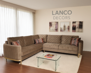 Valencia Luxe Velvet Sectional by Lanco Decors