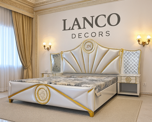 The Aurelia Crown Bed by Lanco Decors