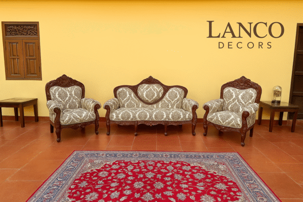 Velora Antique - Handcrafted Carved Sofa Set