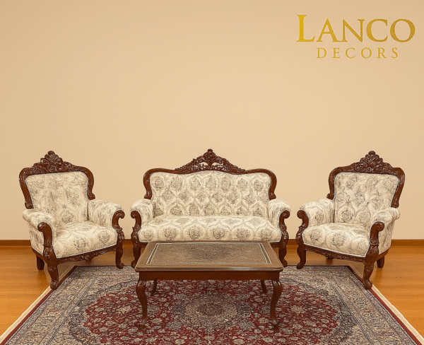 Noor-E-Carving Teakwood Sofa Set