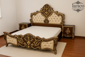 Maharaja Legacy Handcrafted King Bed Set