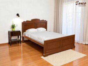 Indian Plainwood – Minimal Teak Bed