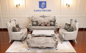 Lanco Decors Imperial Floral Sofa Set