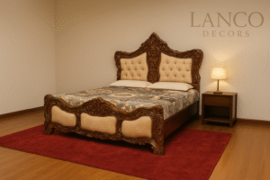 Regalia Teakwood Bridal Bed by Lanco Decors