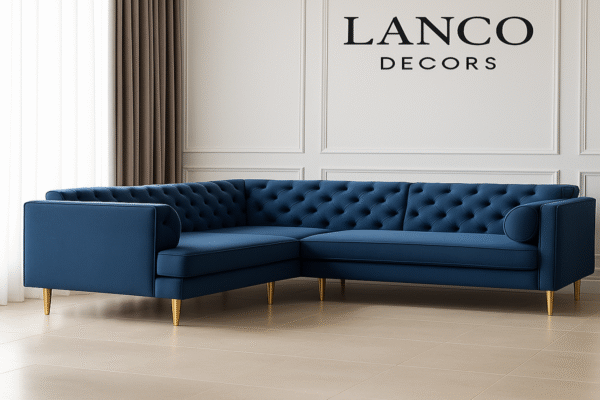 Lanco Luxe Chester Velvet Sectional