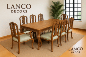 Imperial Teakwood 8-Seater Royal Dining Ensemble