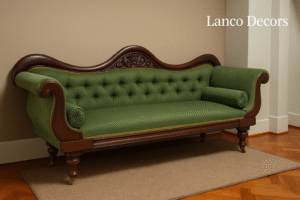 Victorian Emerald Sofa – Heritage Edition
