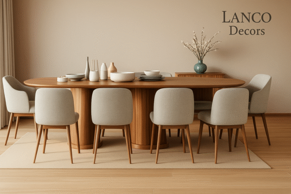 Verona Luxe 8-Seater Dining Ensemble
