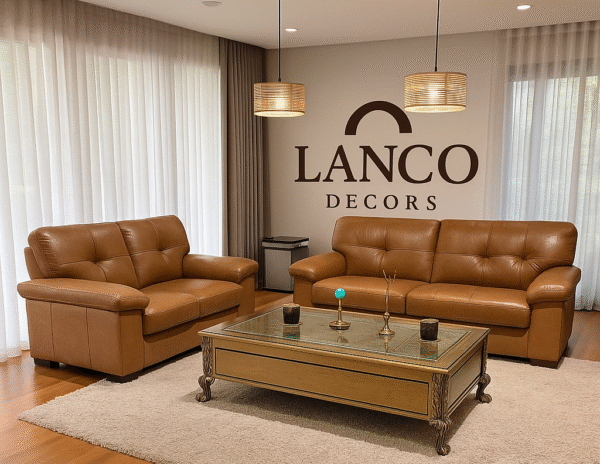 Lanco Milano Heritage Leather Sofa Set