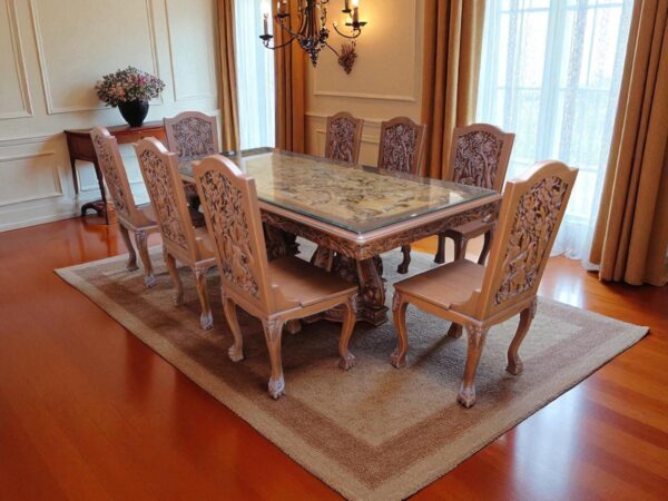 Regal Carva Dining Ensemble – 8-Seater
