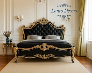 Baroque Majesty Tufted King Bed