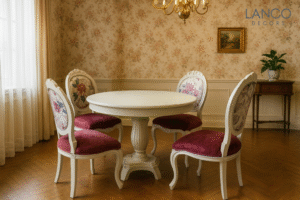 Lanco Decors Regency Floral Dining Set