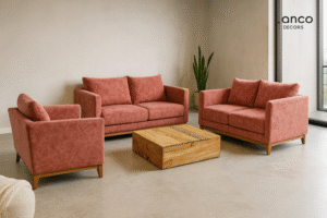 Lanco Decors Blush Luxe Sofa Set